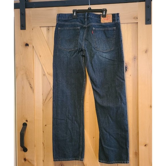 Levis 514 36x32 Jeans Mens Blue Jeans Slim Straight Leg - Picture 2 of 12